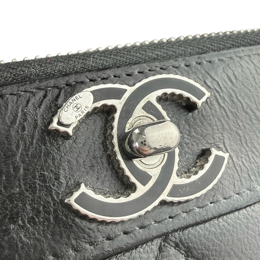 CHANEL Authentic Mademoiselle Black Quilted Wallet - Picture 7 of 11
